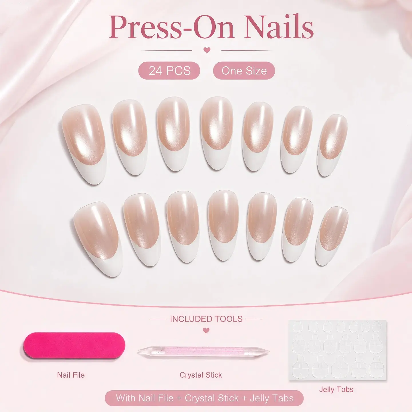 Long Almond Nail Shape, Extend Finger Lines, Perfect for Wide and Short Nails, Solid Color Basic Manicure, Elegant Nail Design
