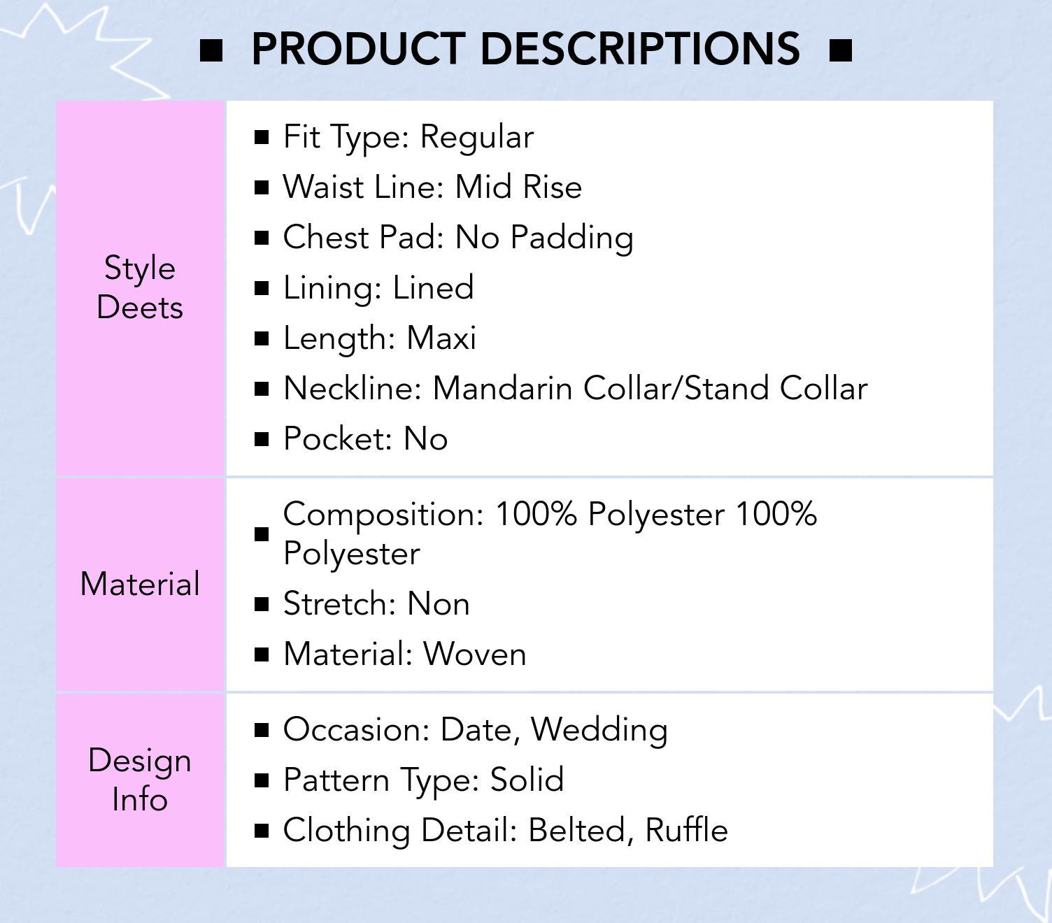 Cider Stand Collar Lantern Sleeve Ruffled Belted Flared Maxi Dress