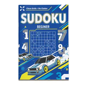 Children’s Brain Training Book Set, Sudoku Puzzle Books for Kids, Beginner to Advanced Levels, Logic Thinking Games, Screen Free Learning Activity Books
