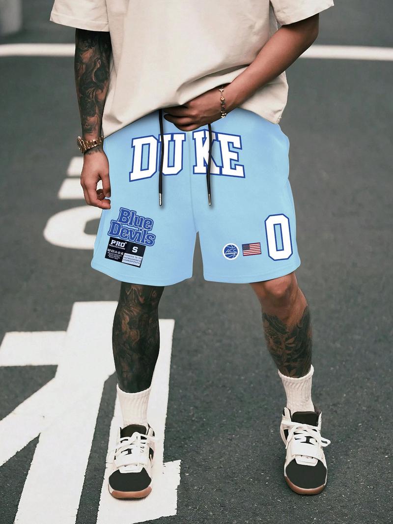 Men's Cartoon Graphic Print Shorts, Loose Casual Street Comfy Breathable Shorts, Men's Summer Bottoms for Daily Wear