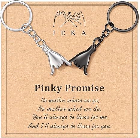 2pcs  Promise Gift Matching Gifts for Him Her  Best Friend fmaily Matching Keychains for Gifts