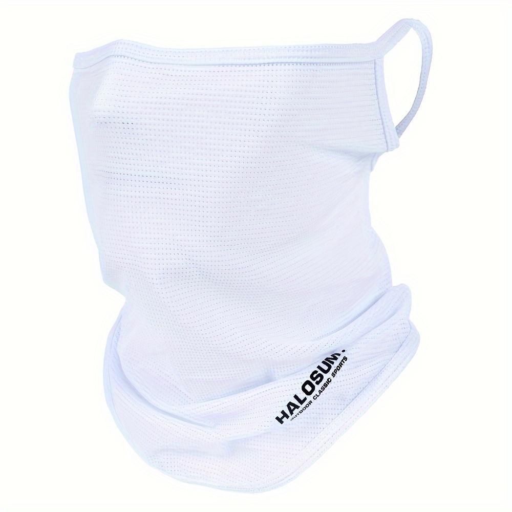 Summer unisex ice silk face covering sports face towel with lightweight mesh design