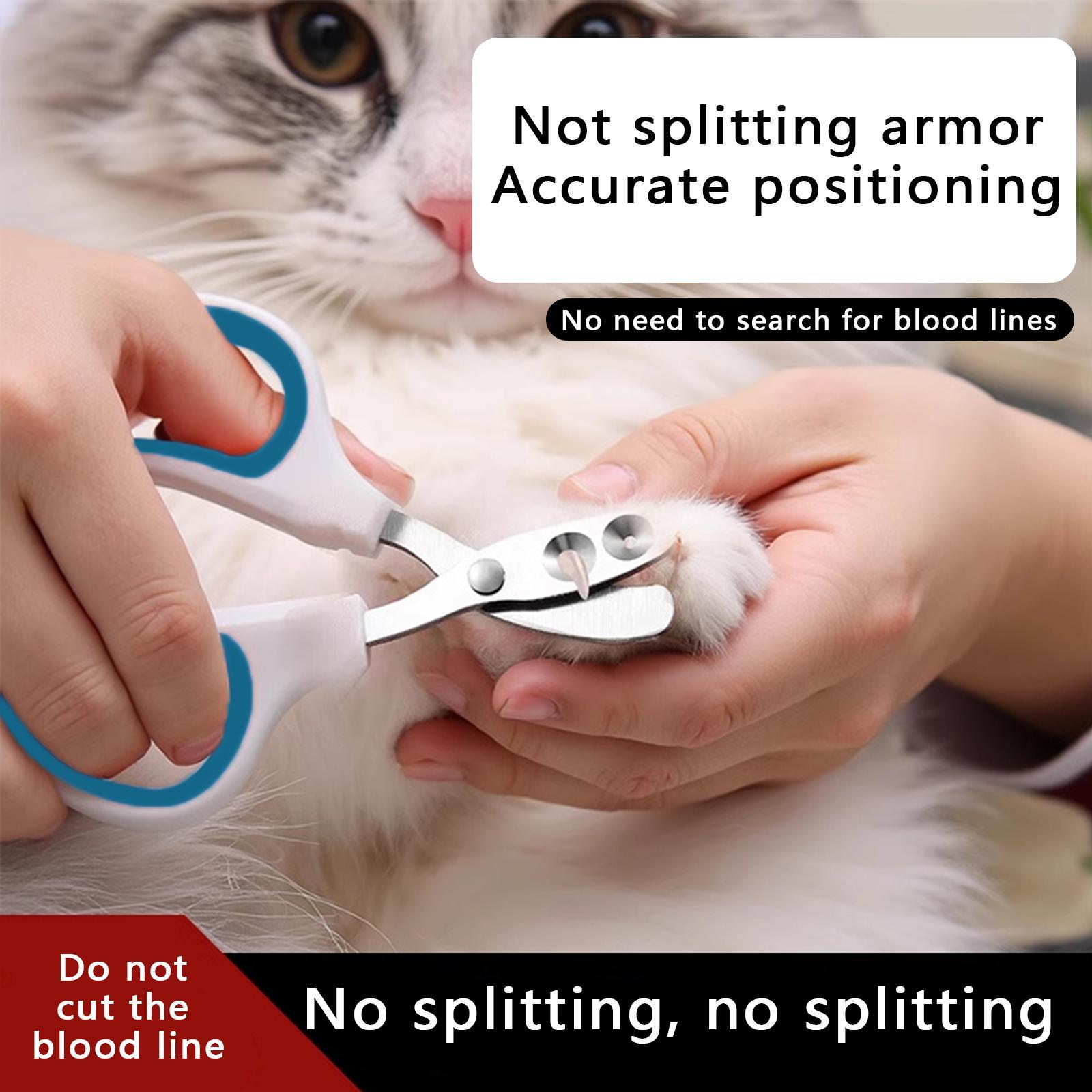 Pet Nail Clipper, Professional Stainless Steel Nail Clipper for Cats, Kittens, Hamster, Rabbits, Birds, & Small Breed Animals Claw Trimmer