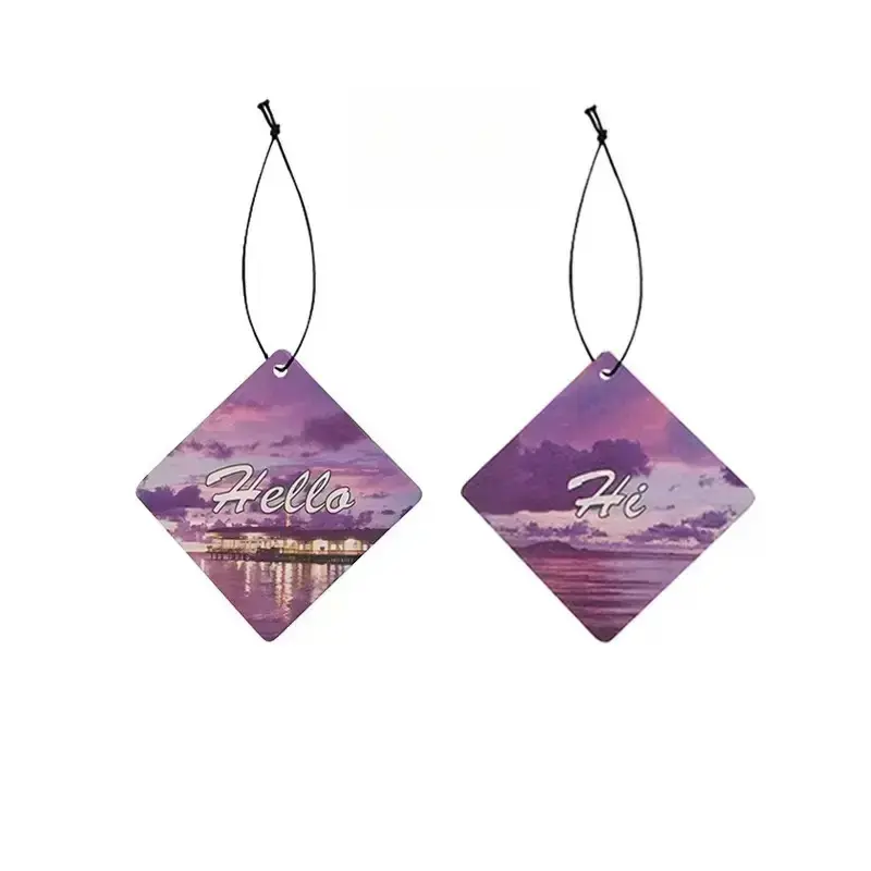 Car Air Freshener Pendant - Long-Lasting Perfume Hanging Mount, Car Smell Products with Lingering Aroma, Interior Aromatherapy Deodorizer, Decorative Ornament, Gift Idea, Hangs to Freshen Accessory