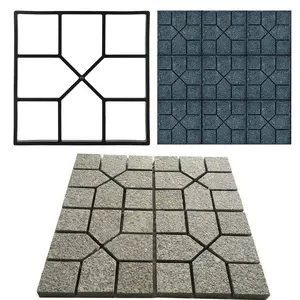 Single Piece 40x40x4 cm Reusable Concrete Mold for Pathways & Gardens Square Design Easy Use for Outdoor Decor Ideal for Sidewalks Stepping Stones Garden Lawns and Paths