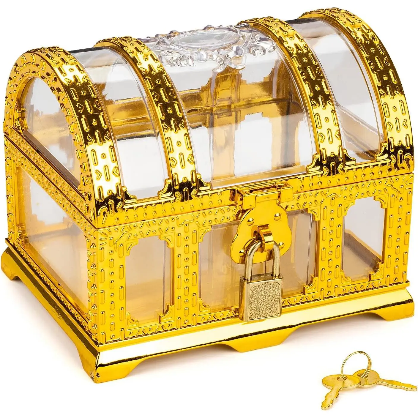 Pirate Treasure Chest,Teacher's Favorite Treasures Collection Storage Box,Treasure Chest Toys for Classroom