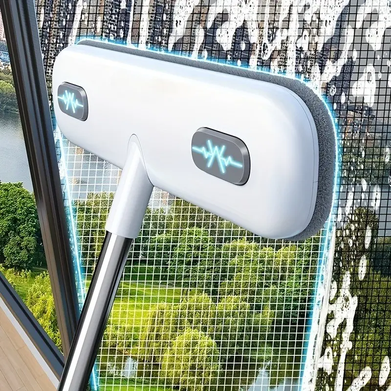 Game-Changing Cleaning Hack! Magic Window Brush for Pet Hair & Glass, Efficient Cleaning Tool, Ideal for Home Use, Easy to Handle