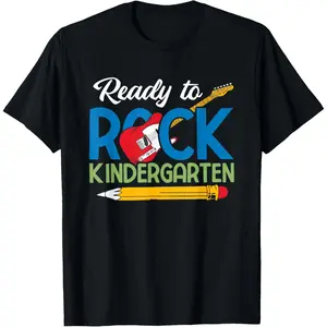 Ready To Rock First Day Of Kindergarten T-Shirt