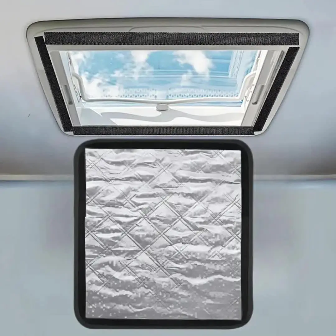 RV Skylight Sunshade Cover, UV Protection, Heat Insulation, Foldable, Easy Installation, Suitable for Rvs, Campers, Trailers