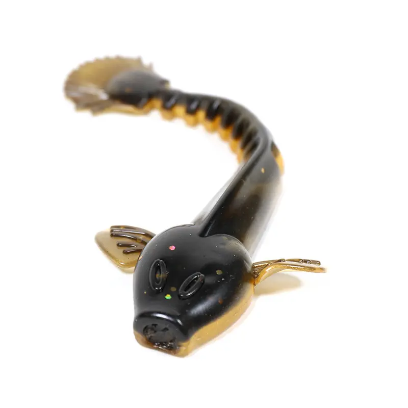 DeepJaw Outfitters 3.54in 10pcs Multi-Species Realistic Soft Silicone Fishing Lures - Bionic Design, Lead-Free, Pouch-Packaged, Easy-to-Use for Freshwater, Saltwater Fishing, Multi-Species Fishing Lures