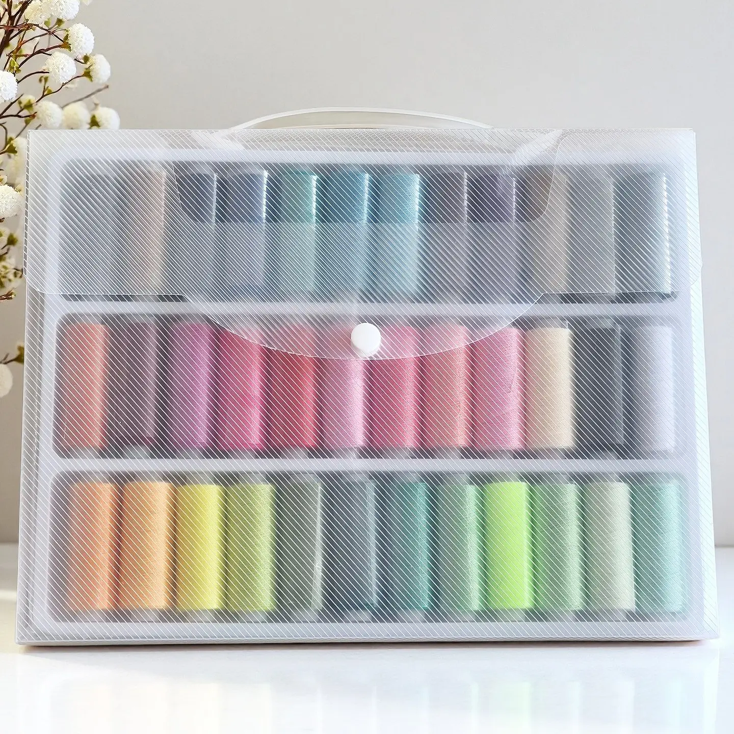 36 Colors Home Sewing Thread, Sewing Machine Thread, 260 Yards Large Spool, Ideal for Students, Dorms, DIY Home Repairs, Perfect for Various Projects