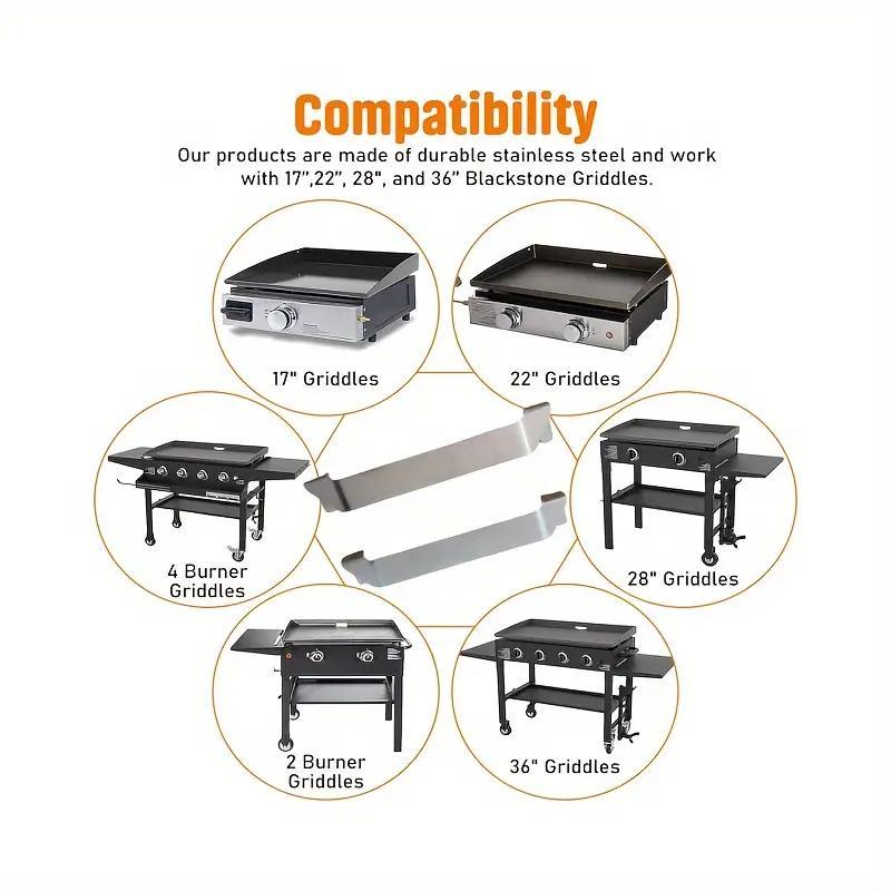 Stainless Steel Griddle Spatula Holder, 1 Count Barbecue Tool Holder Rack, Travel Accessory, Barbecue Utensil Holder for Grills & Griddles