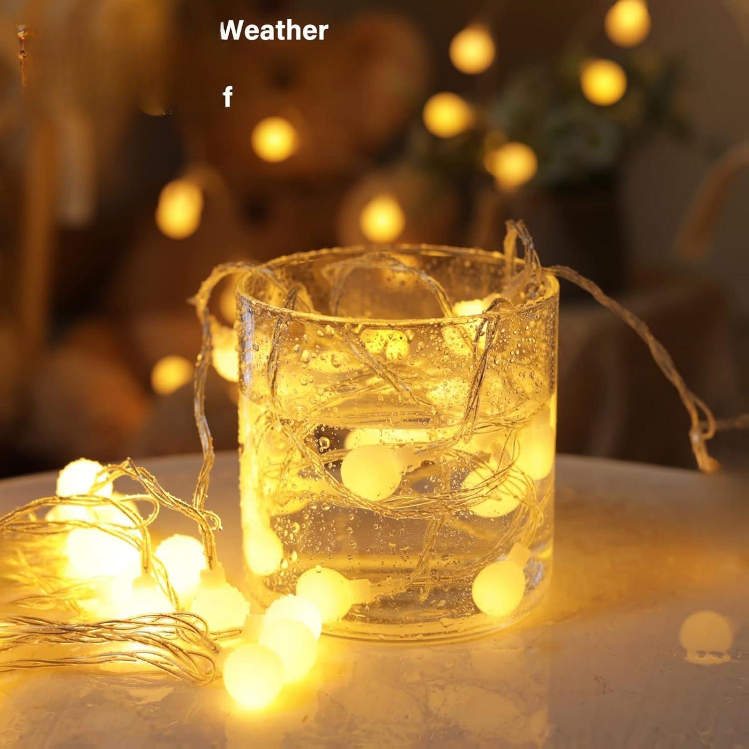 Globe String Lights, 33 Feet 100 Led Fairy Lights Plug in, 8 Modes with Remote Mini Globe Lights for Indoor Outdoor Bedroom Party Wedding Garden Christmas Tree Decor, Warm White Globe String Lights, 33 Feet 100 Led Fairy Lights Plug in, 8 Modes with Remote Mini Globe Lights for Indoor Outdoor Bedroom Party Wedding Garden Christmas Tree Decor, Warm White
