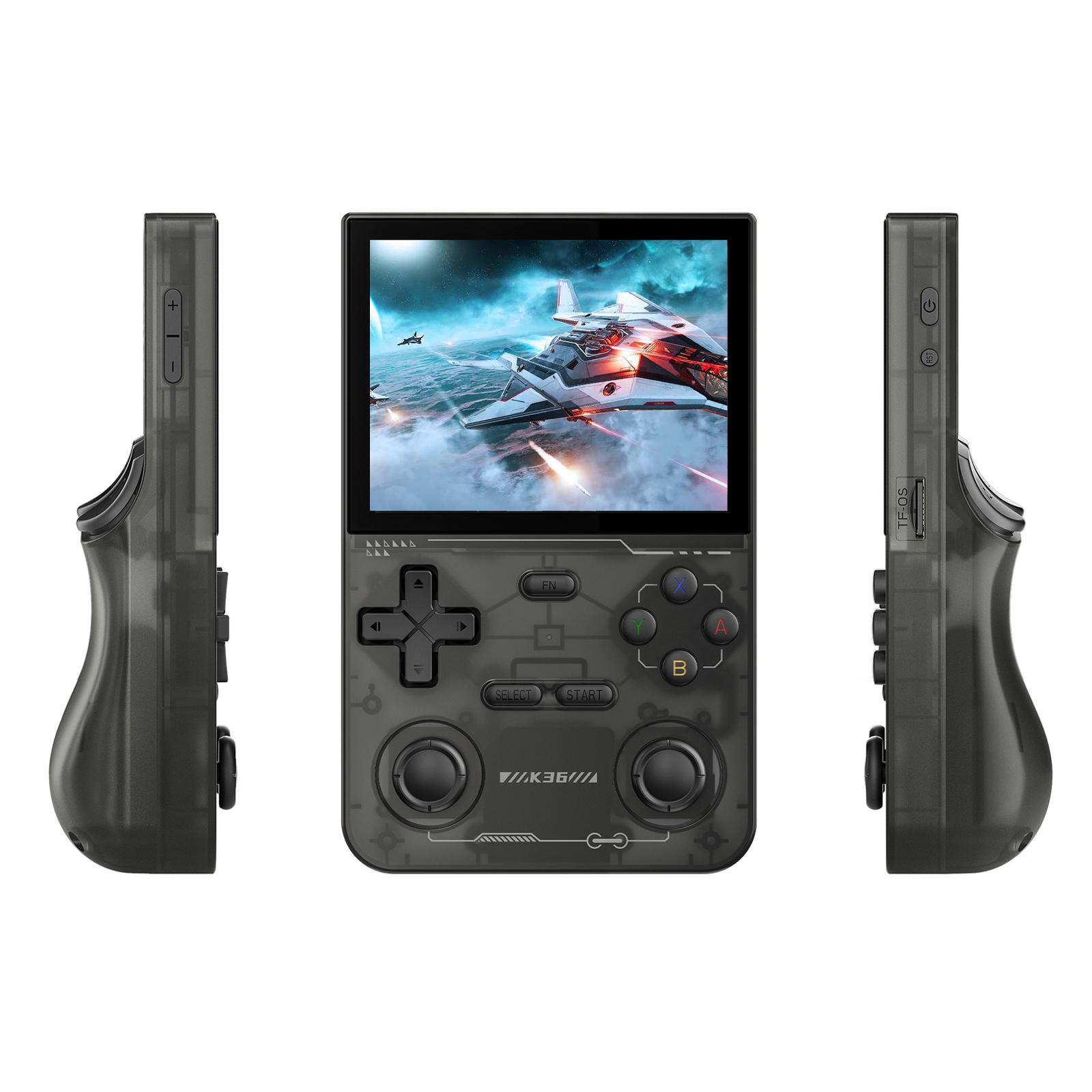 YLW K36 Open Source Linux System Handheld Game Console, Rechargeable Game Console, 3.5HD IPS Screen Portable Retro Handheld Player with 20+ Emulators Supported, Boyfriend Gift, Gaming Items