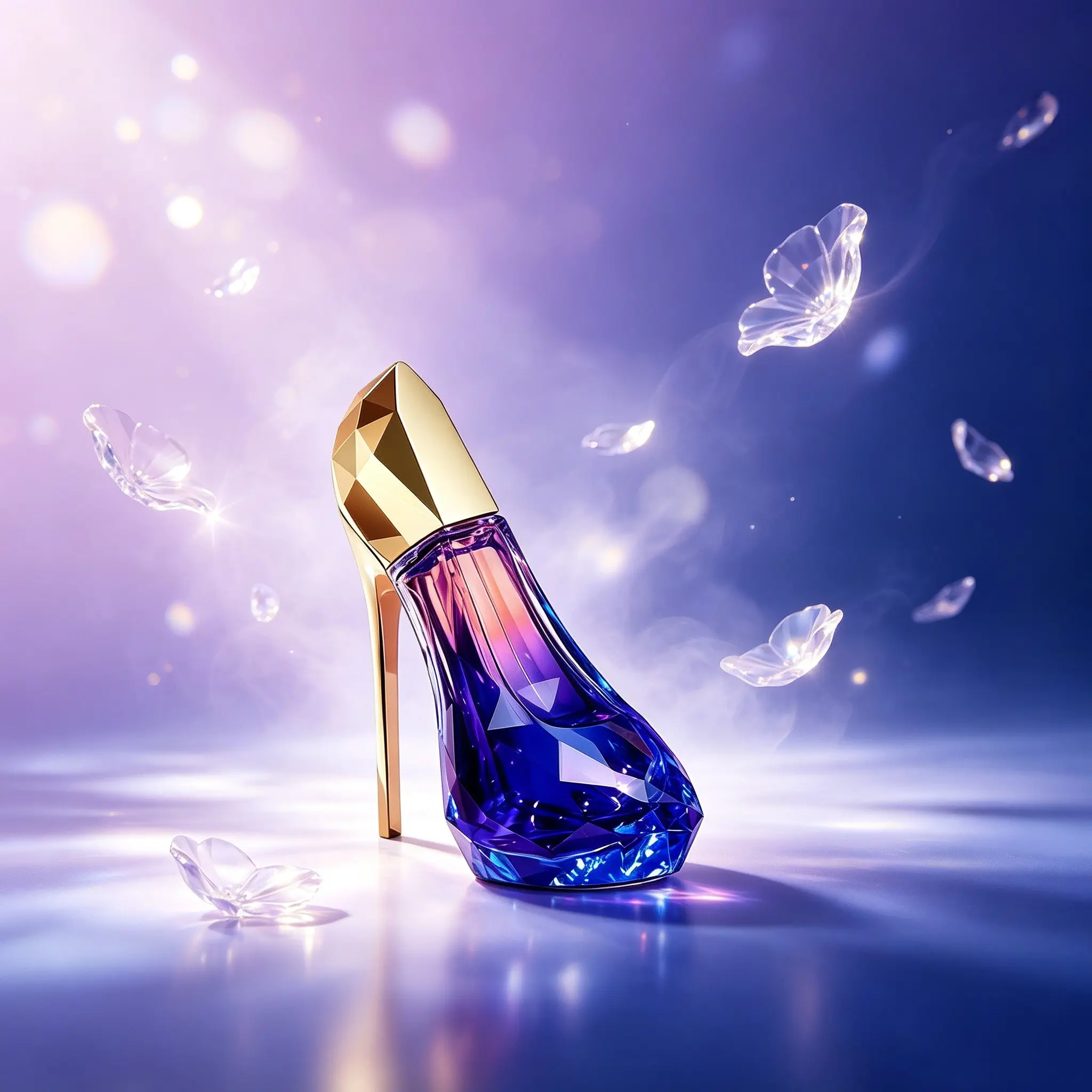 Crystal High Heel Shoes Shape Perfume | Women's Perfume | Woody Flower | Lasting Fragrance | Perfect Gift First Choice | 30ml