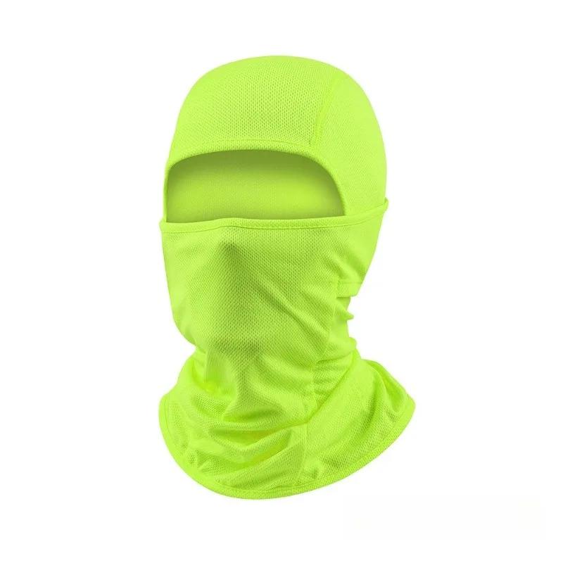 1pc Women Men's Balaclava Sun Protection Electric Bicycle Motorcycle Full Face Mask Ice Silk Headgear Cycling Spring Summer