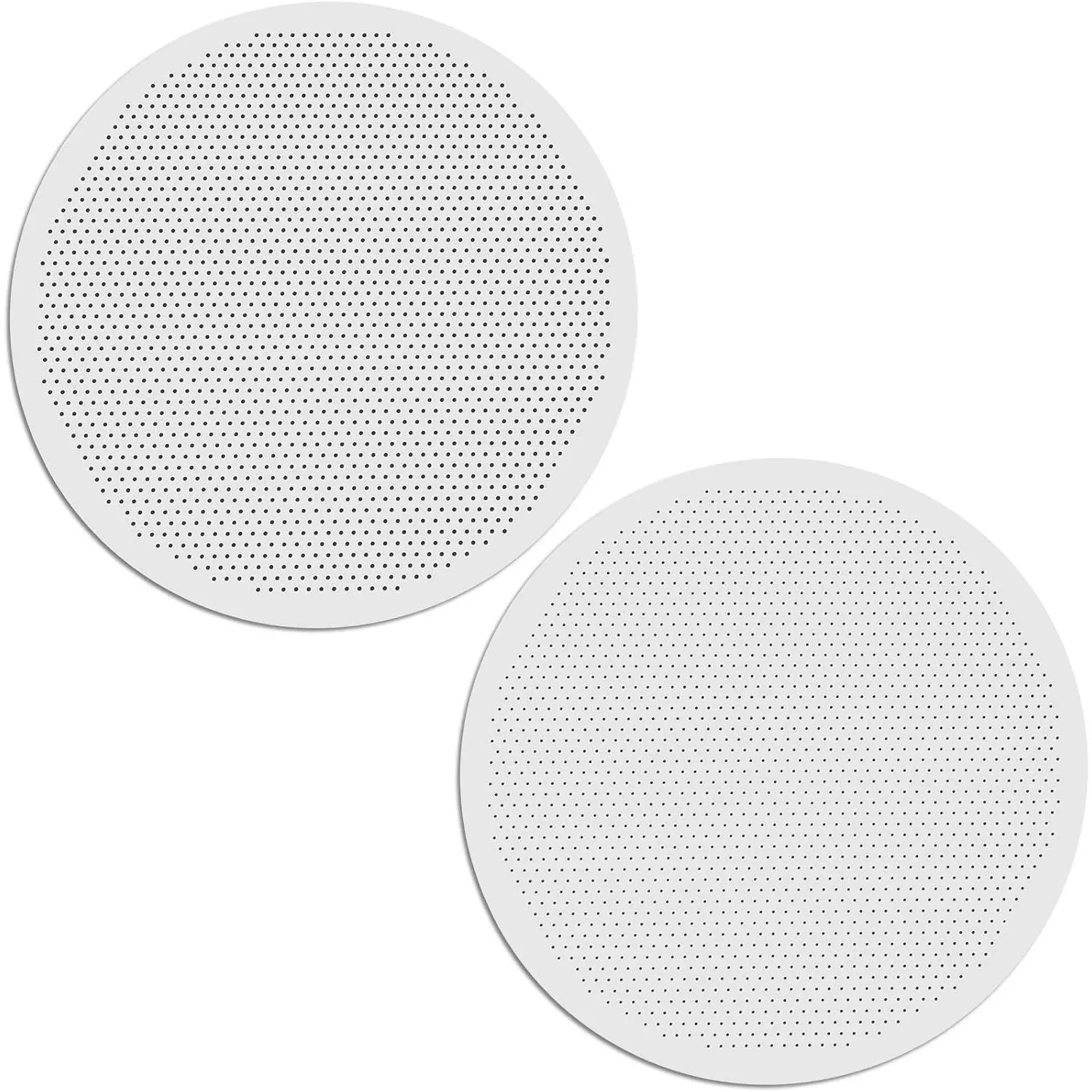 2 Pieces Metal Coffee Filters Compatible with AeroPress and Ultra-fine Makers Reusable Stainless Disc Coffee Filters Quality Coated Stainless Steel in Cafe Maker party gifts