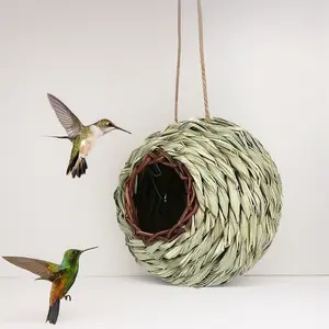 Handcrafted Hummingbird Nest House – Natural Outdoor Hanging Bird Shelter, Garden Decoration, Safe Resting Spot for Hummingbirds & Small Wild Birds