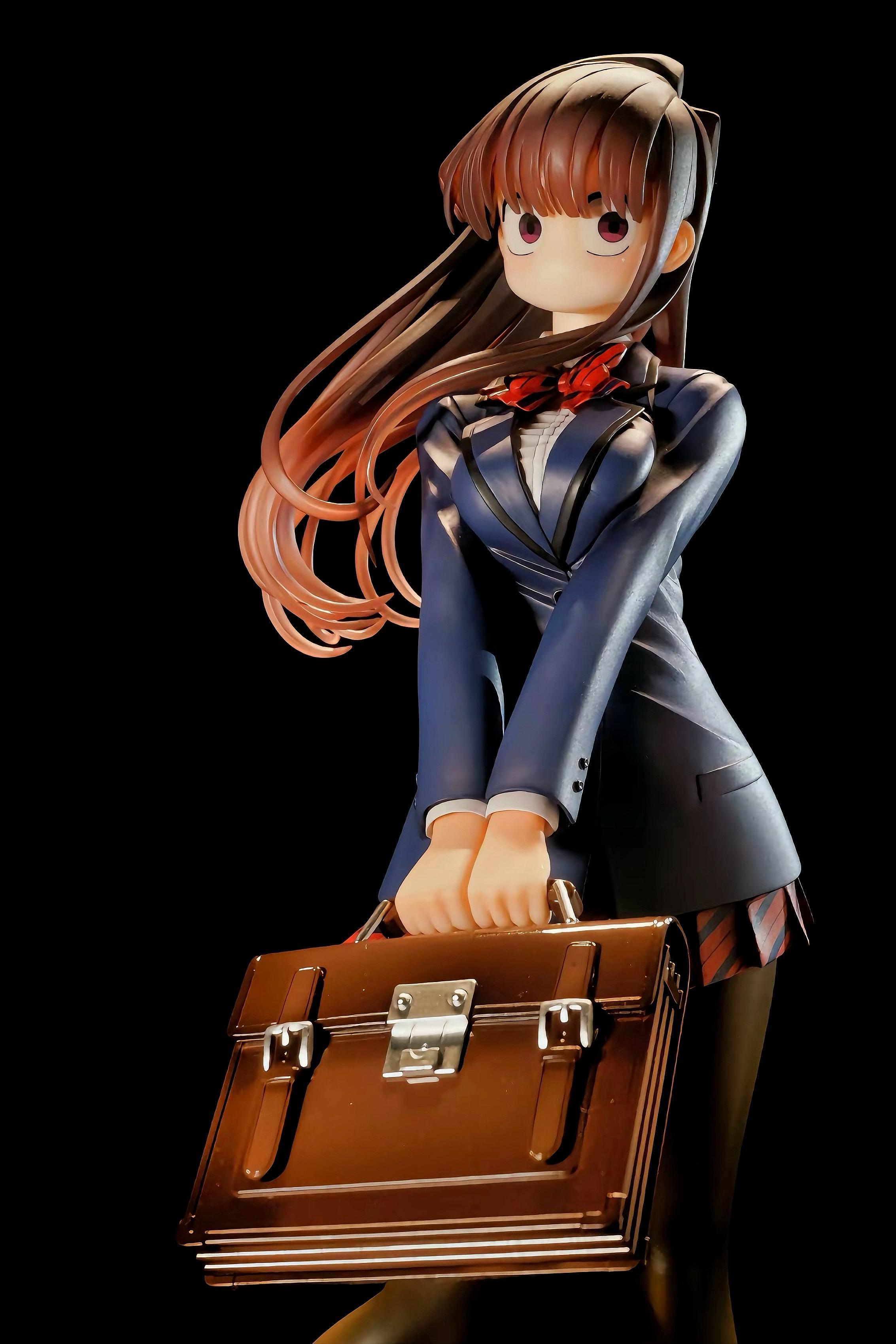 25cm Komi Can't Communicate Komi Shouko Figure Uniform Style Bishoujo PVC Statue Desk Decor Collectible Toy Fan Gift Xmas Gift