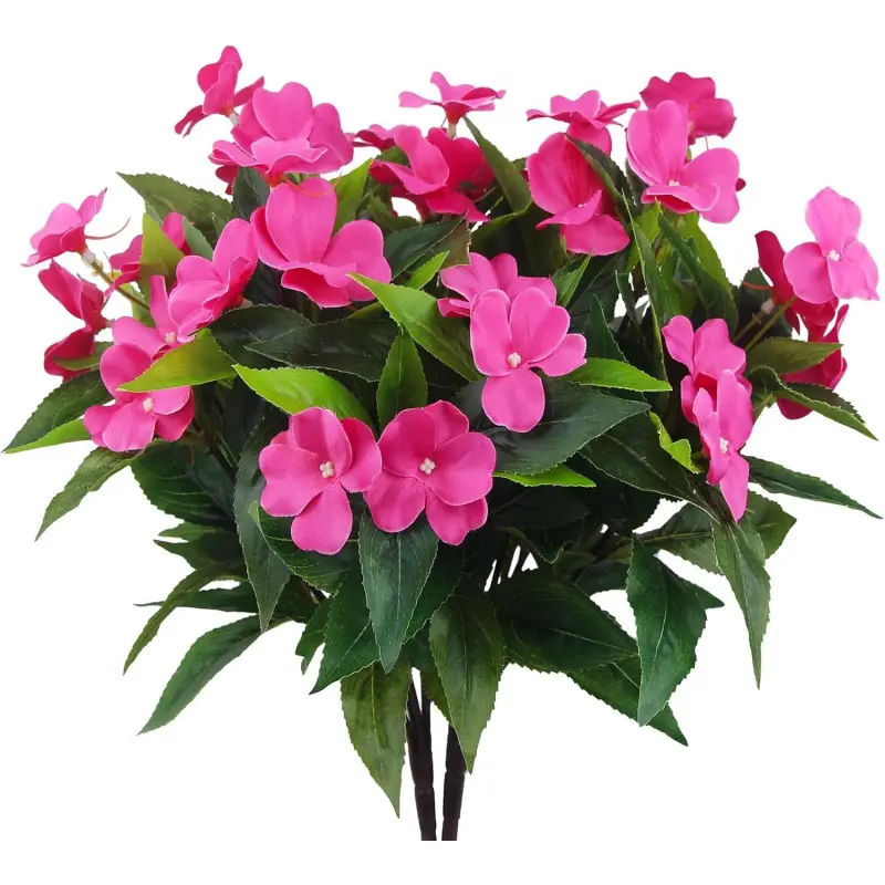 2 lifelike artificial phoenix flowers for summer weddings, family parties, bouquets and decorations. No maintenance required.