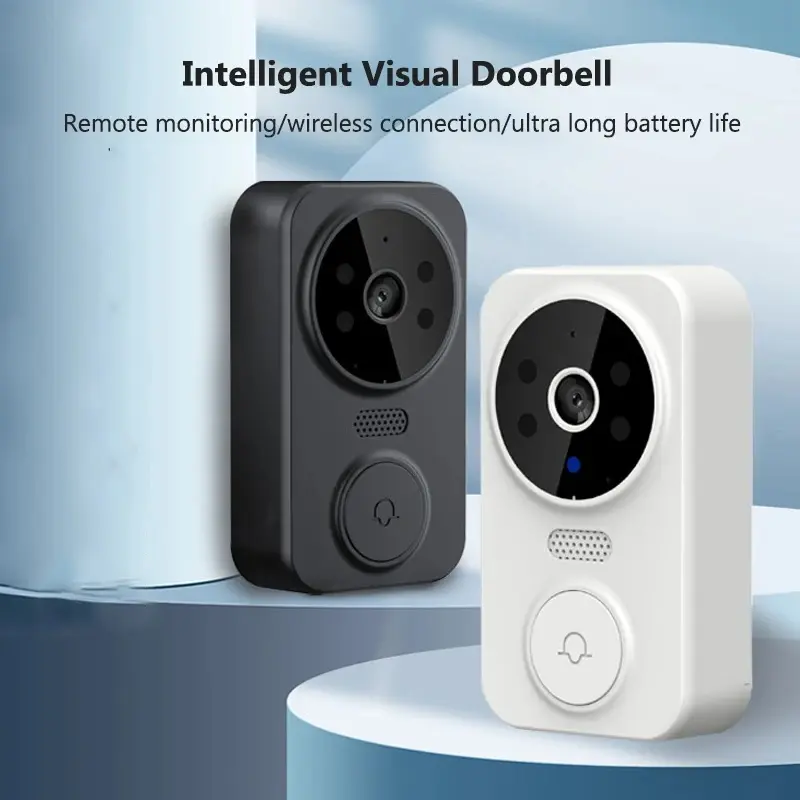 WiFi Intelligent Visual Doorbell with Night Vision - Home Security Remote Monitoring Adapter