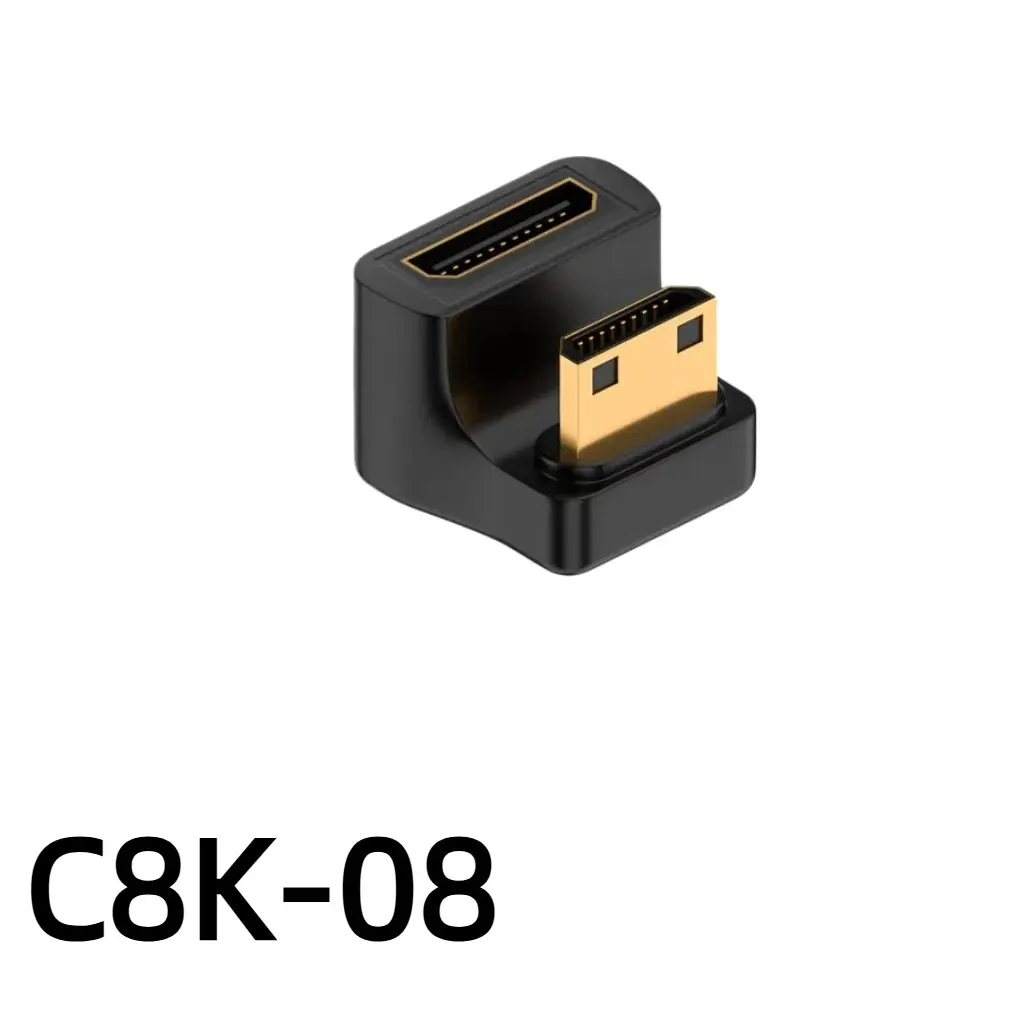 C8k-08 Hdtv Adapter for Mini/micro D Connector, High Definition Uhd 2.1 Camera Compatibility, Reliable Signal Transmission