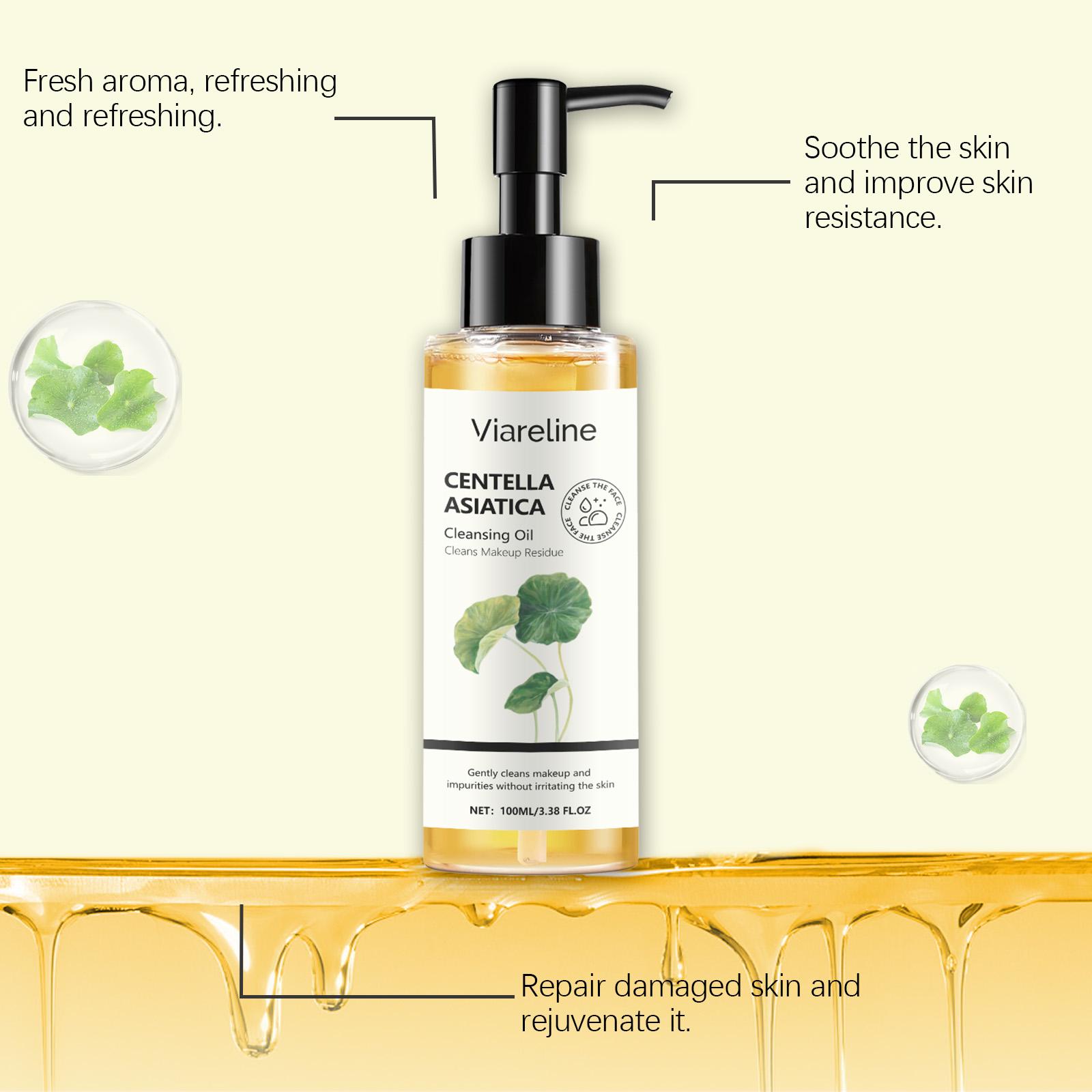 Centella Asiatica Cleansing Oil: Gentle Makeup Remover for Sensitive Skin |   100ml Natural Skincare