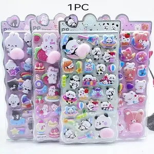 3D Cute Animal Foam Stickers, Soft Adorable Butt Shape Stickers, Perfect for Decorating Kids' Girl Phone Cases, Sticker Books