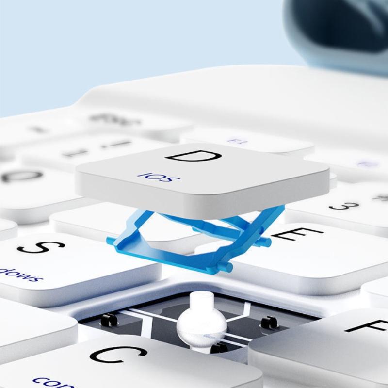 Foldable Case for iPad 10th 2022 10.9 Inch Pro 11 Case with Keyboard for iPad 10.2 7 8 9th Air 4 5 Cover Air 3 Pro 10.5 Tablet Back Shell with Bluetooth Keyboard Tablet Protective Cover