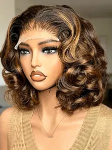 18 Inch Curly Headband Wig, Medium Length, Soft No-Glue, Glueless Lace Wigs, 180% Density, Heat Resistant Lace Front, Daily Use, All Seasons