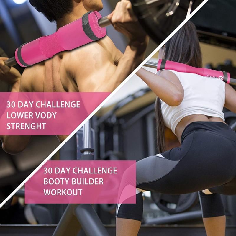 Barbell Pad Squat Pad for SquatsSquat Bar PadGreat for Weightlifting,Lunges and  ThrustsFoam Sponge PadFit Standard and Olympic Bars Perfectly