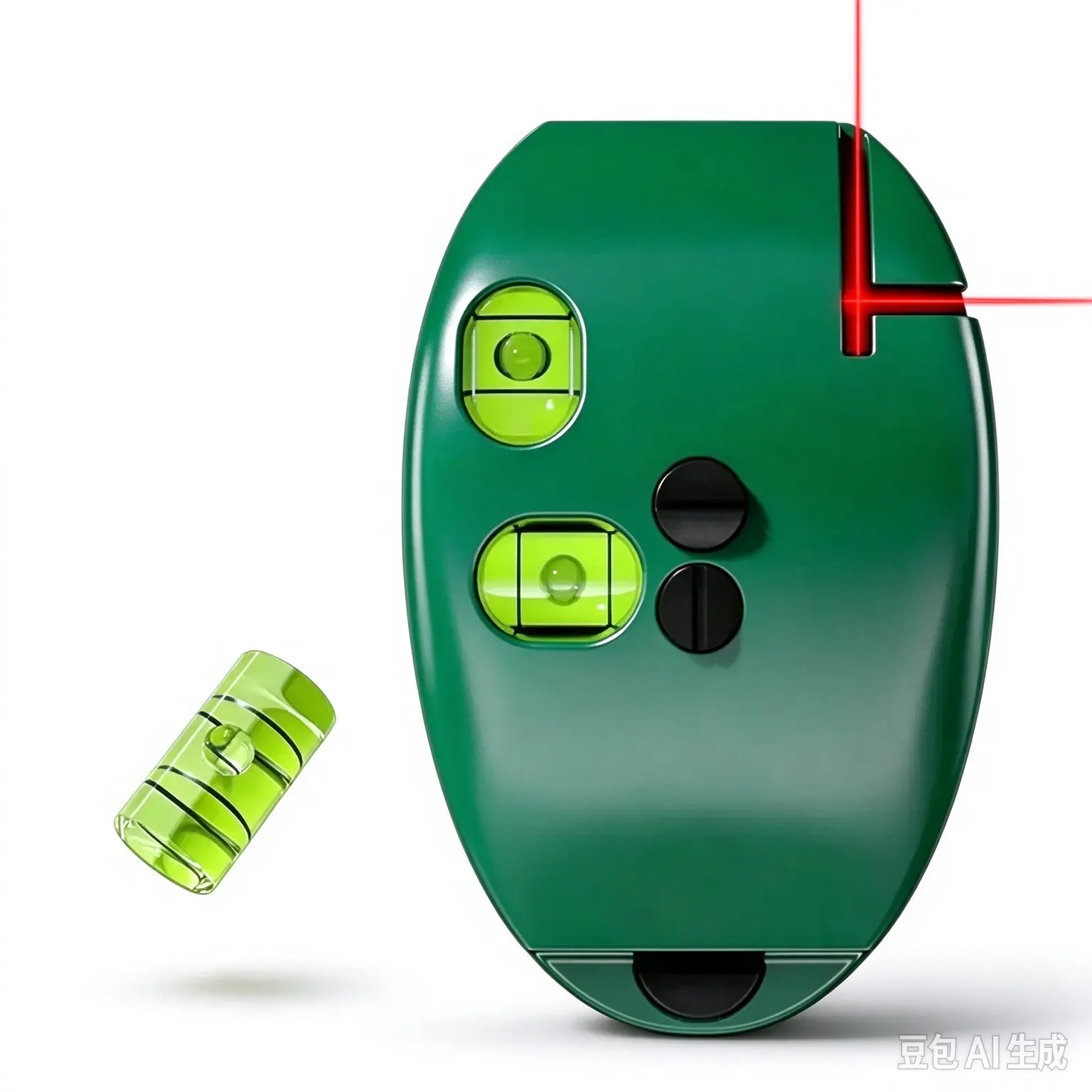Portable Electronic Self-leveling Laser Level with 90 Degree Right Angle, Red & Green Light Levels, Parallel Line Layout for Construction Site Measurement
