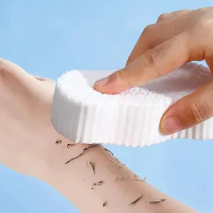 Buy 1 Get 1,Exfoliating Bath Sponge,3D Bath Sponge,Mud and Ash Scrubbing Sponge,Skin Friendly and Reusable,Alternative to exfoliating Gloves,Random Color.