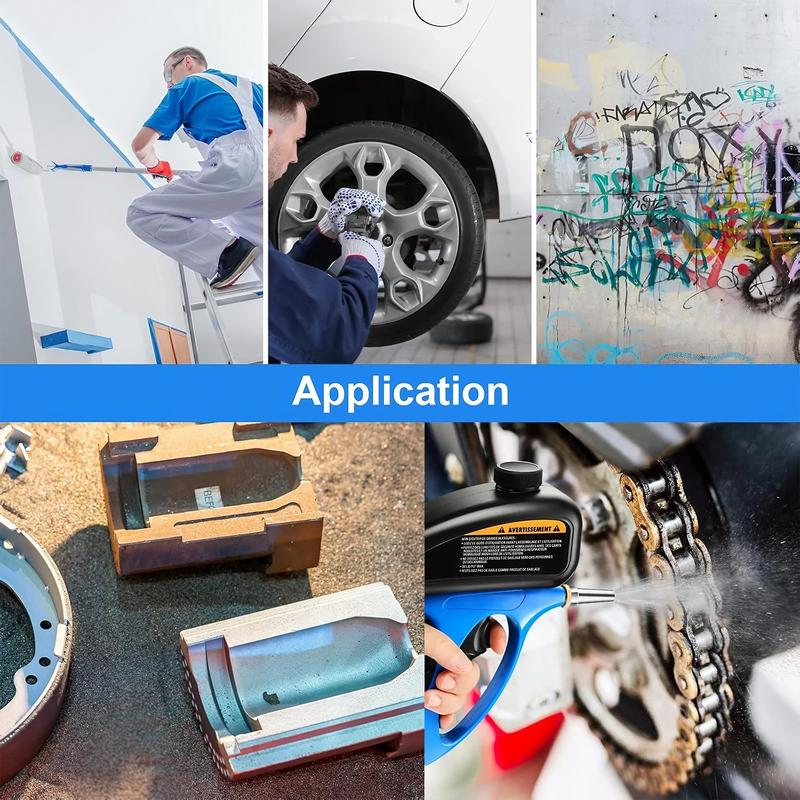 Gravity Feed Dual-Mode Sandblasting Machine, Portable High Pressure Sandblaster, Multipurpose Anti-Clogging Design Sandblasting Tool for Car Repair