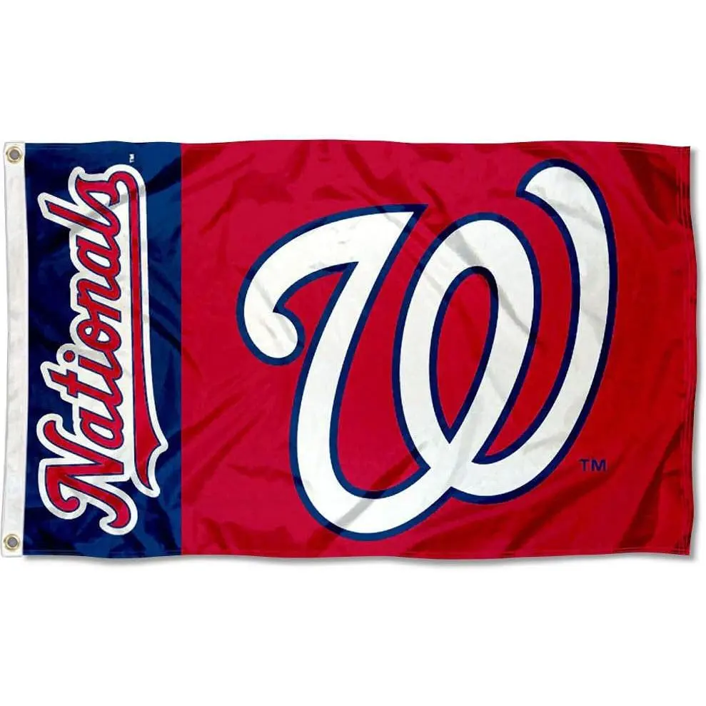Washington Nationals Lightweight Print Flag - 60x90cm/2x3ft, 3x5ft Decorative Banner for Party, Outdoor, Wall Use, Prints