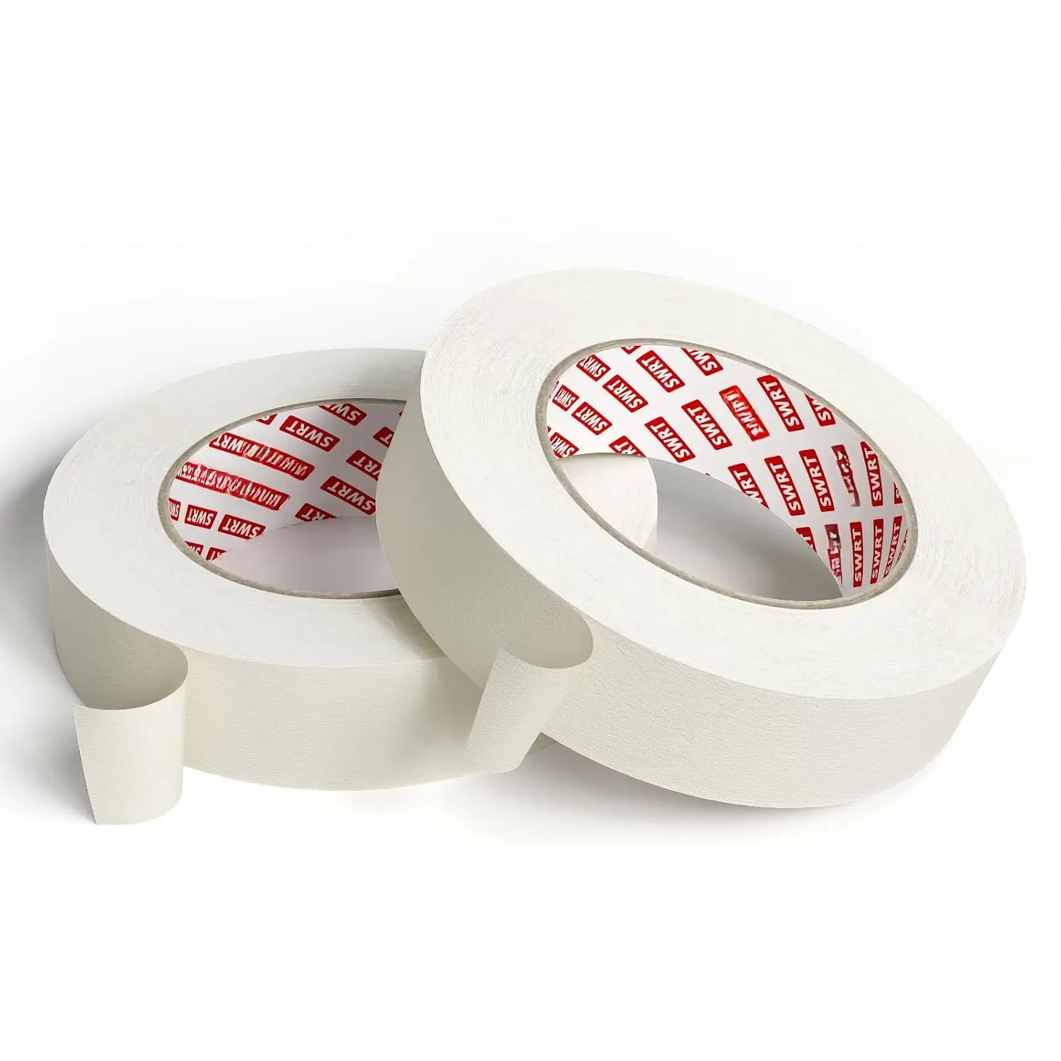 Masking Tape, 1 Inch x 55 Yards, 2 Rolls (110 Yards ), White Tape for Painting, Clean Removal Multi-Surface Paper Tape for Walls, Crafts, Labeling, School &  Use