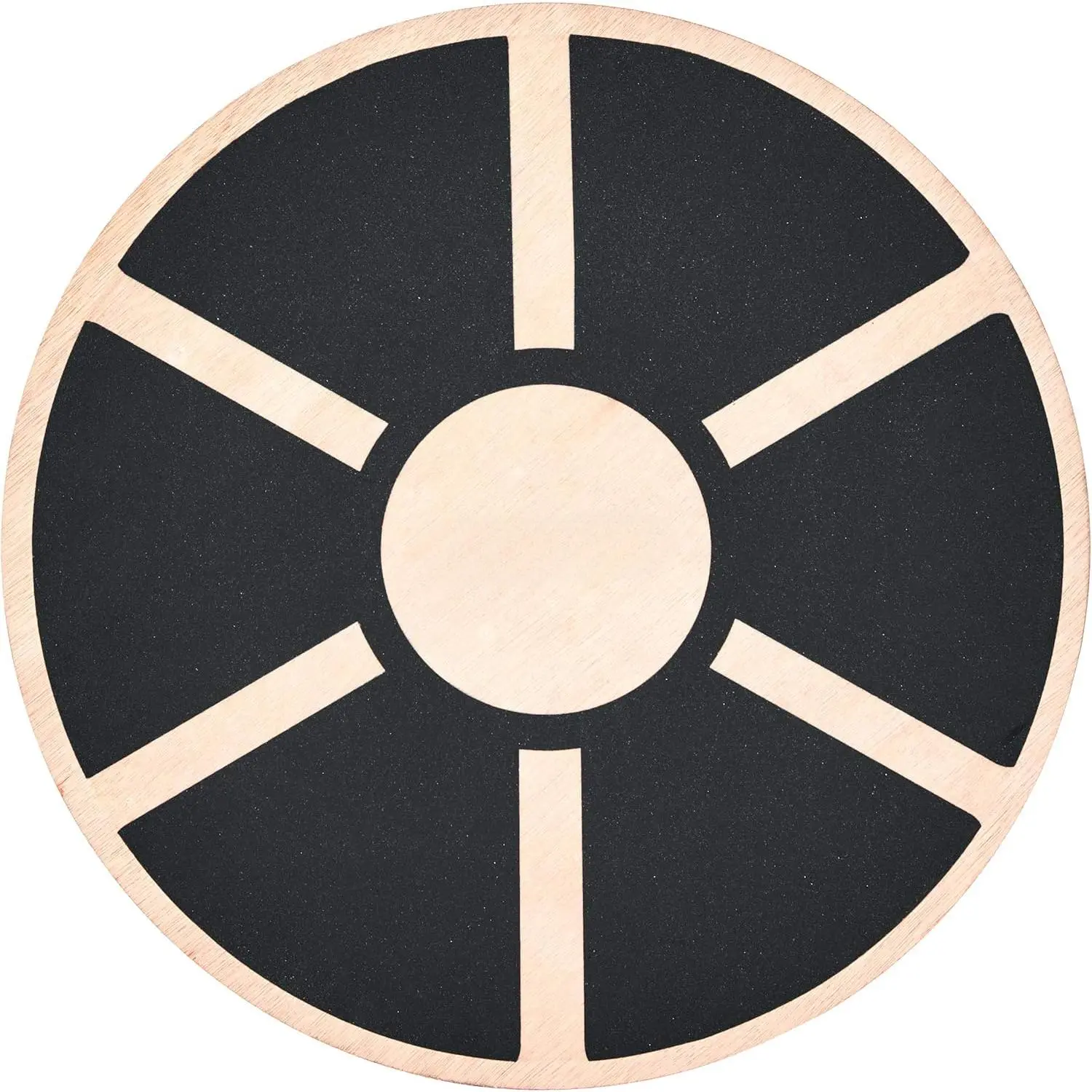Wood Wobble Balance Trainer Board, Slip Resistant, for Exercise and Core Strength