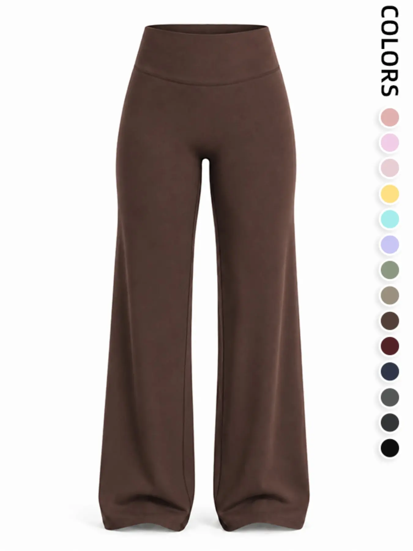 High-Waisted Bare-Look Flare Yoga Pants, fitness yoga pants, Pilates Workout Specific, Butt Lifting, Tummy Control, Leg-Lengthening Bell Bottoms