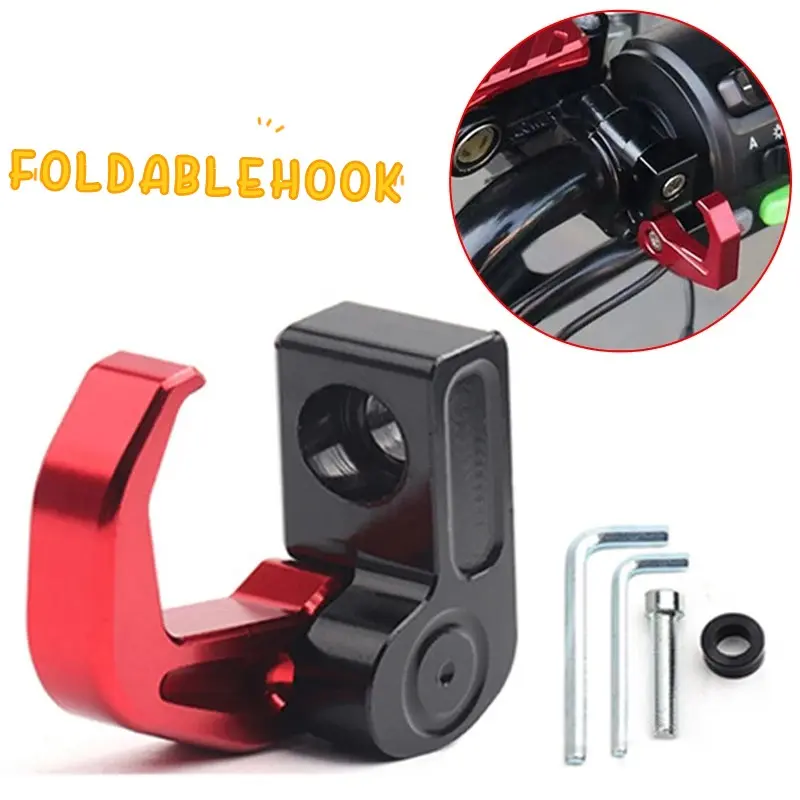 1pc Multifunctional Motorcycle Handle Hook Helmet Holder Luggage Bag Hook Compatible Motorcycle Scooter Helmet Bag Small Tool Hanger Motorcycle Handlebar Accessories