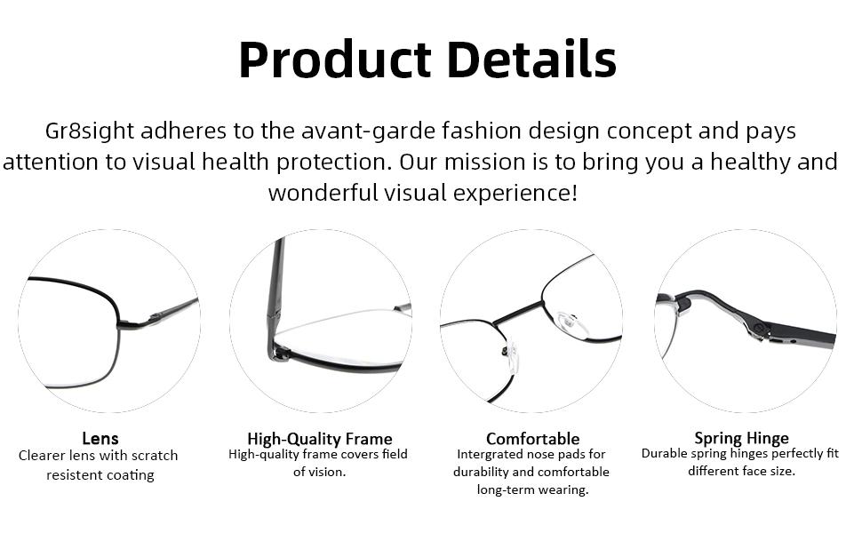 3-pack Large Rectangular Reading Glasses with Spring Temple for Men Silver 3-pack Large Rectangular Reading Glasses with Spring Temple for Men Silver