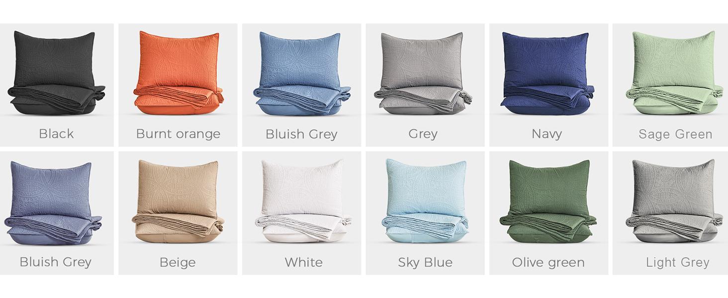 Queen Bedding Set,Burnt Orange Ultrasonic Full/Queen Set,Lightweight Soft Bedspread Coverlet,Style Coin Pattern Bed Cover for All,3 Piece(1,2 Pillow Shams)