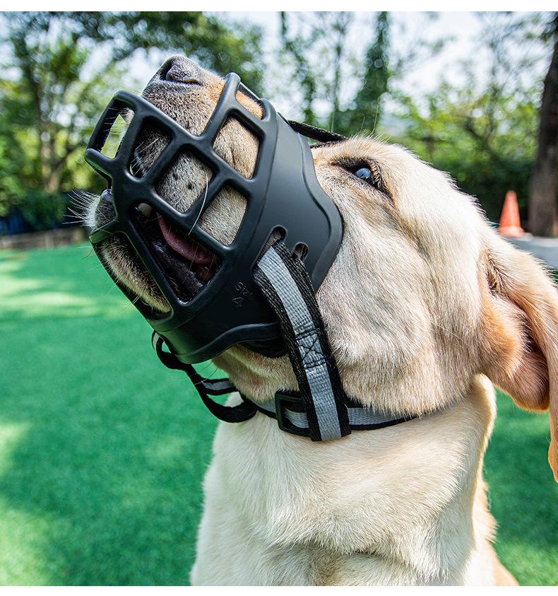 Adjustable Breathable Dog Muzzle Anti-Bite Anti-Bark Anti-Chew Pet Safety Mouth Cover for Small Medium Large Dogs