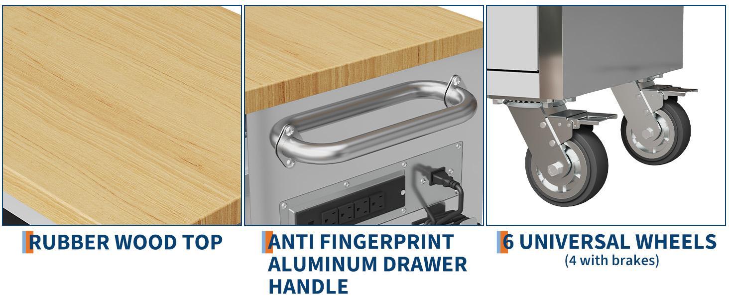 96" Tool Chest, Heavy-Duty Rolling 24-Drawer Professional Mobile Tool Cabinet with Lock & Key, Drawer Liners & 6" Casters for Garage, Workshop or Auto Shop Storage 96" Tool Chest, Heavy-Duty Rolling 24-Drawer Professional Mobile Tool Cabinet with Lock & Key, Drawer Liners & 6" Casters for Garage, Workshop or Auto Shop Storage