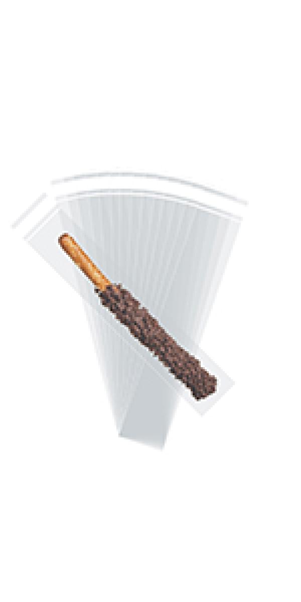 Self Sealing Cellophane Bags,2x10 Inches 100 Pcs Clear Pretzel Rod Bags, Resealable Bag for Packaging ICY Candy Popsicle