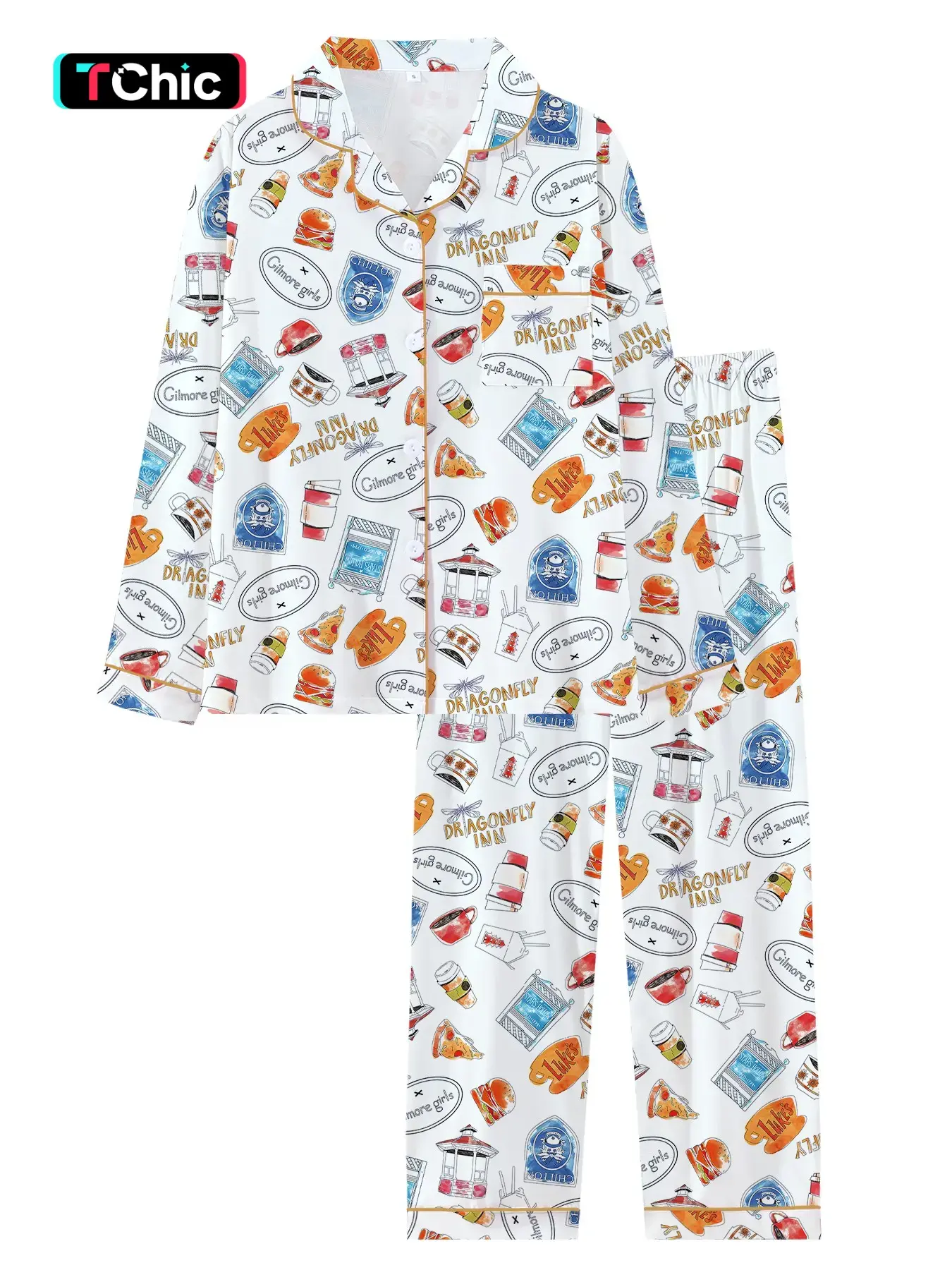 Teen Girls' Fall Winter Pajama Set, Pj Set, Long Sleeve Striped Print Pajama Sleepwear, Casual Fitted Two-Piece, Comfortable Home Wear, Casual Pajamas Set, Pyjamas Set