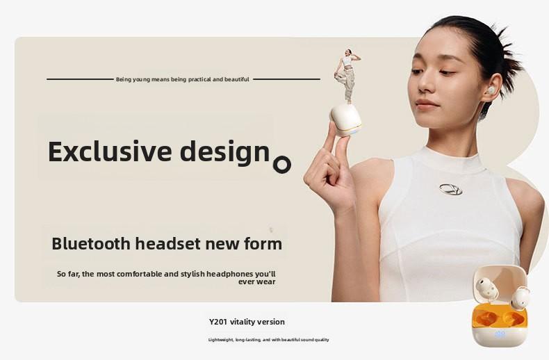 Sleep headphones, painless for side sleepers, no ear pressure, 2026 new model, in-ear noise-canceling, long battery life, sleep Bluetooth headphones