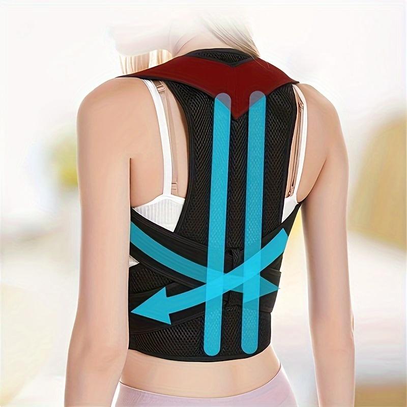 Back Posture Brace Clavicle Support, Stop Slouching And Hunching, Adjustable Back Trainer Unisex, Order A Size Up