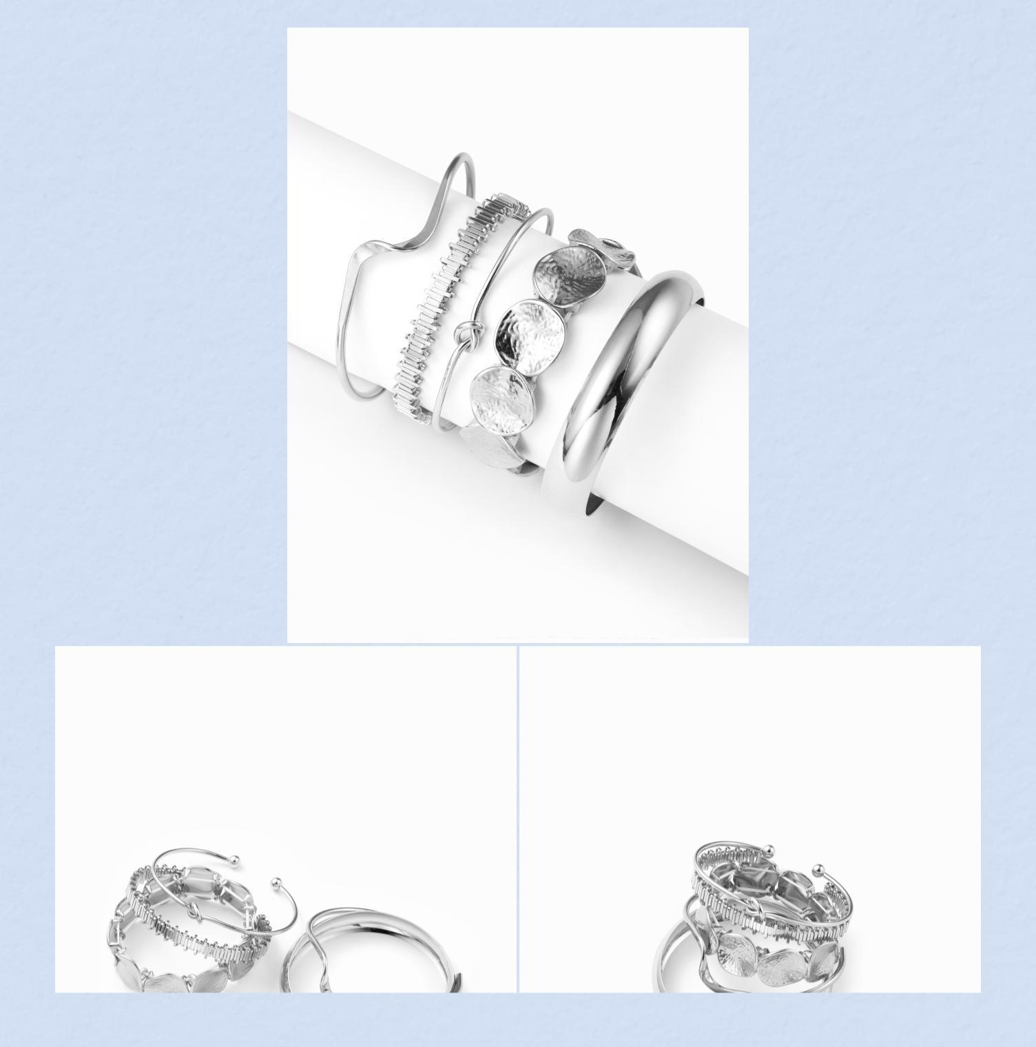 Cider 5 PCS GEOMETRIC BRACELETS SET