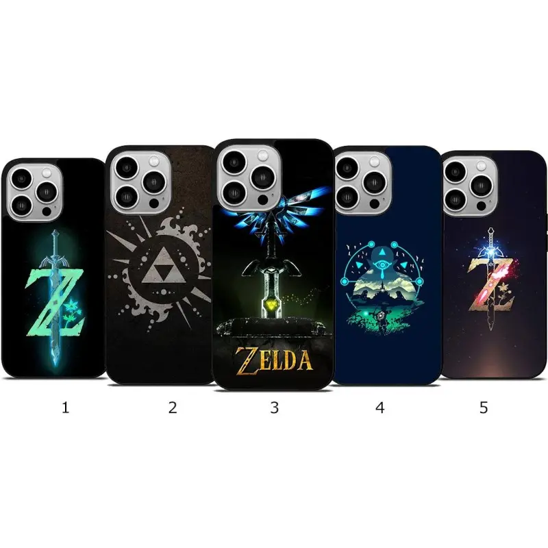 *The Legend of Zelda* series iPhone cases, compatible with iPhone 11–17 Pro Max/Plus and Samsung Galaxy S23–S25 series.