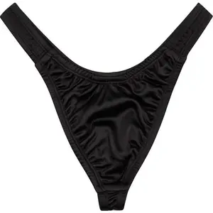 Skinny Thong Panties Onyx for Transgender Individuals, Crossdressing Brief Shaping Underwear for Tucking MTF